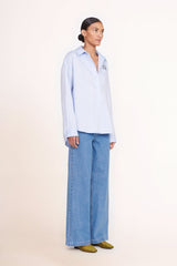 CUSTOM x C.BONZ CLASSIC OVERSIZED SHIRT | OXFORD BLUE