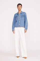 CUSTOM  x C.BONZ OVERSIZED RYAN DENIM JACKET | MEDIUM WASH